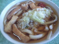 桜井うどんのかけうどん