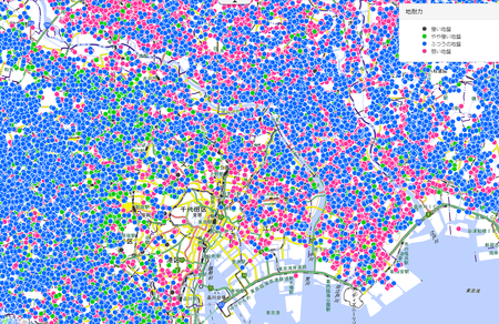 地盤サポートマップ 東京近郊