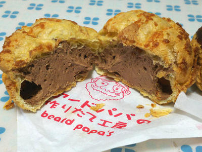 生チョコシュー クッキーシュー 中身