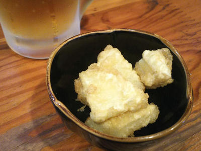 お通しの天ぷら