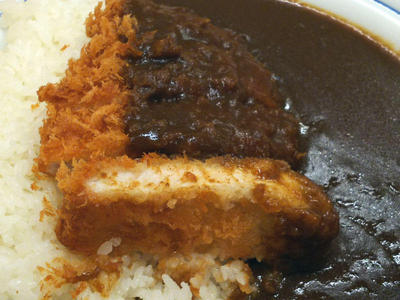 カツカレー カツアップ
