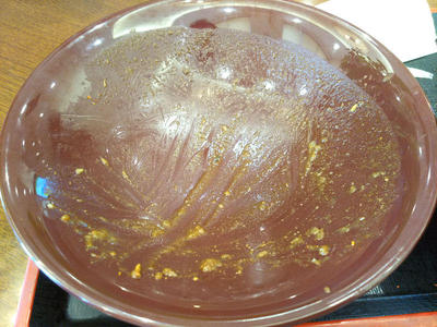 牛あいがけカレー 完食