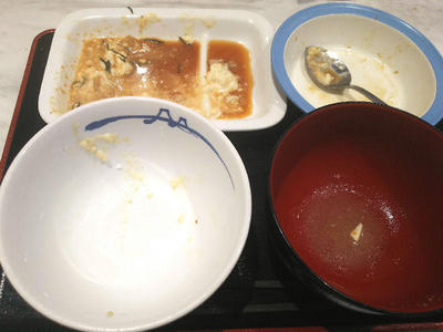 和風タルタルチキン定食 完食