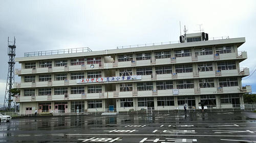 震災遺構 荒浜小学校 全景