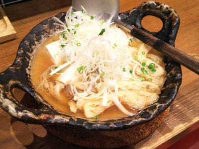 蕎麦屋の肉豆腐