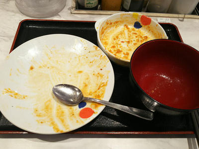 ごろごろチキントマトカレー 完食