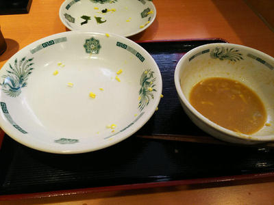 ごま味噌冷し 完食