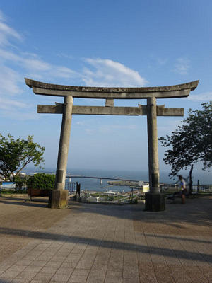 鳥居からの景色