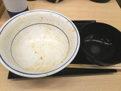 カツ丼(竹) 完食