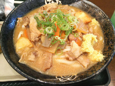 具沢山豚汁うどん