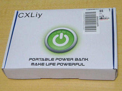 モバイルソーラーバッテリー 外箱