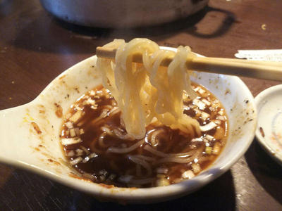 〆のつけ麺