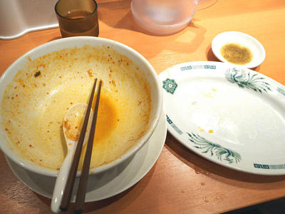 チゲ味噌ラーメン 完食