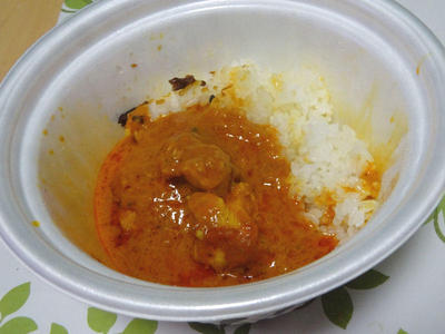 ごろごろチキンのバターチキンカレー 残り全部