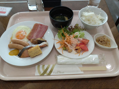 朝食バイキング