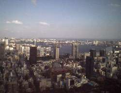 東京タワーから観たお台場方面