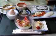 宝川温泉の朝食