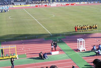 試合終了後のキャプテンインタビュー