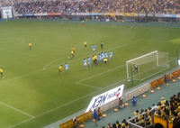 ジェフのFKの場面