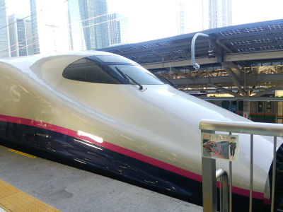 東北新幹線で仙台へ
