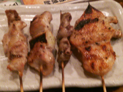 焼き鳥4種