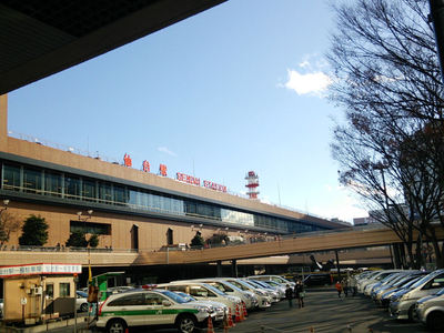 晴れの仙台駅