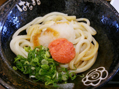 明太おろし醤油うどん