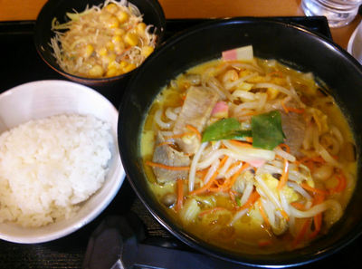 ちゃんぽんカレーうどん ごはんセット