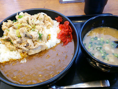 すたみなカレーと豚汁