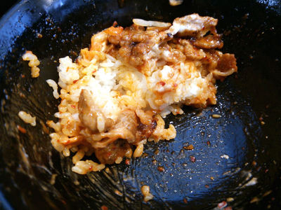 闇辛ウシジマ丼 あと少し