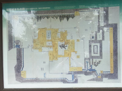 福岡城本丸の図