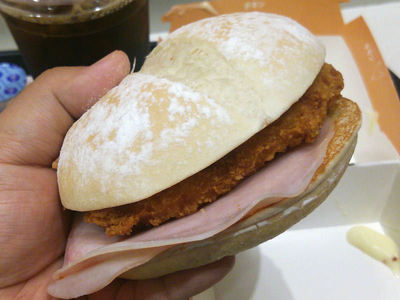 フランスバーガー断面