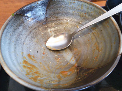 牛カルビ焼き肉カレー 完食