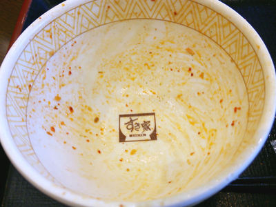 ニンニク牛丼 完食