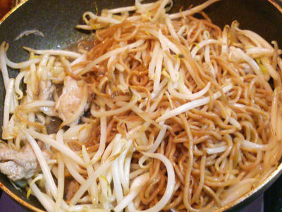 石巻焼きそば 炒め