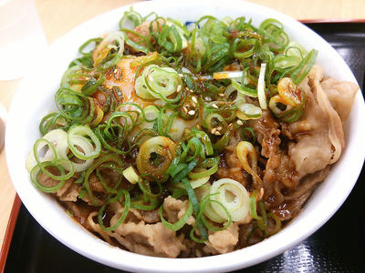 プレミアムネギたま牛めし