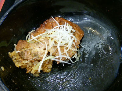 炭火豚丼 残り1枚