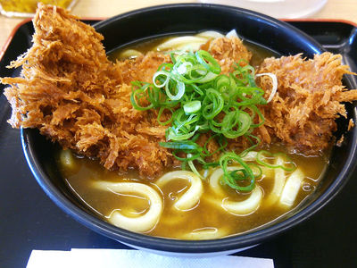 ロースカツカレーうどん