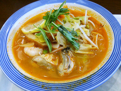 かきちゃんぽん トムヤムクンスープ