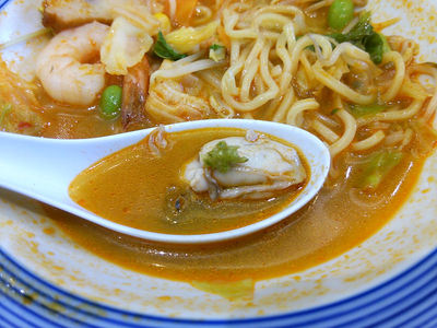 牡蠣と柚子胡椒