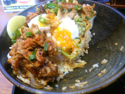 味噌すた丼 半分