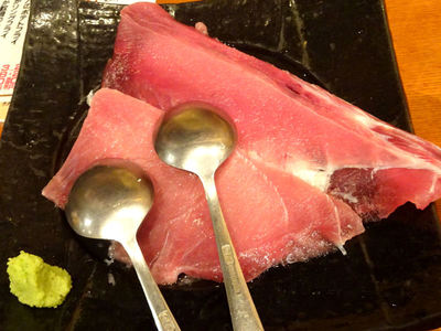 マグロの中落ち