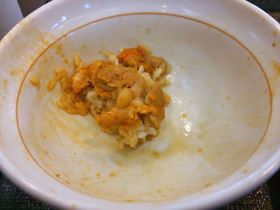 親子丼 あと少し