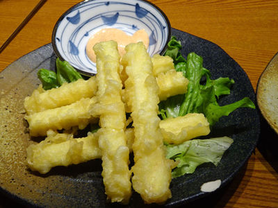 チーズスティックの天ぷら