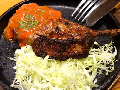 子羊ロース香草焼き