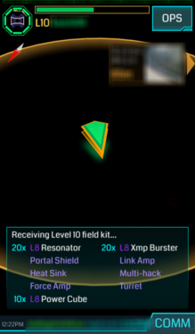 Ingress LEVEL10 アイテム