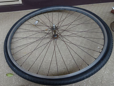 新しいタイヤ装着後