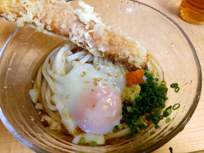 冷やしちくわ天うどん