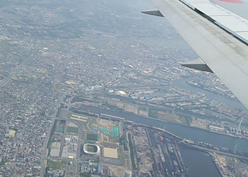 上空からのフクアリ