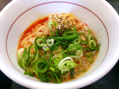 小冷やし担々うどん